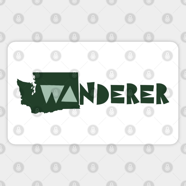 Washington State Magnet by happysquatch